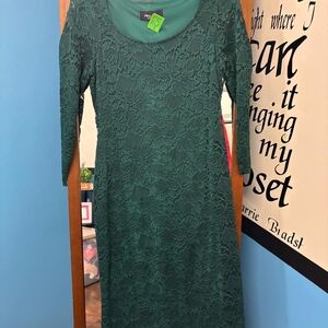 Green Lace Dress